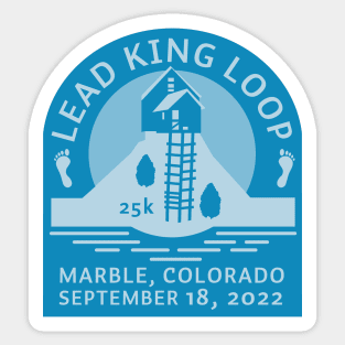 Lead King Loop 2022 — pantone 2995 Sticker